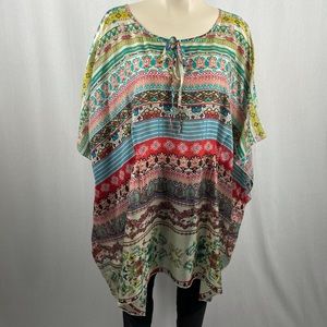 Johnny Was Silk Printed Tunic